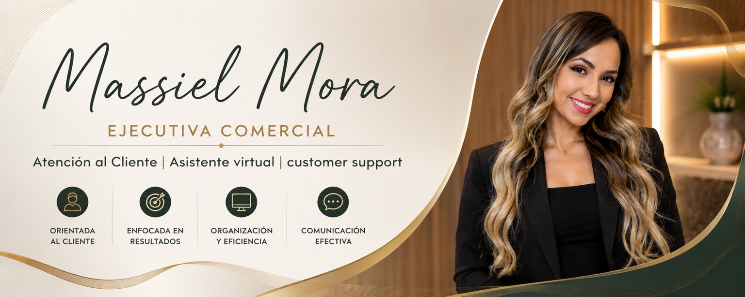 Massiel Mora, ejecutiva comercial