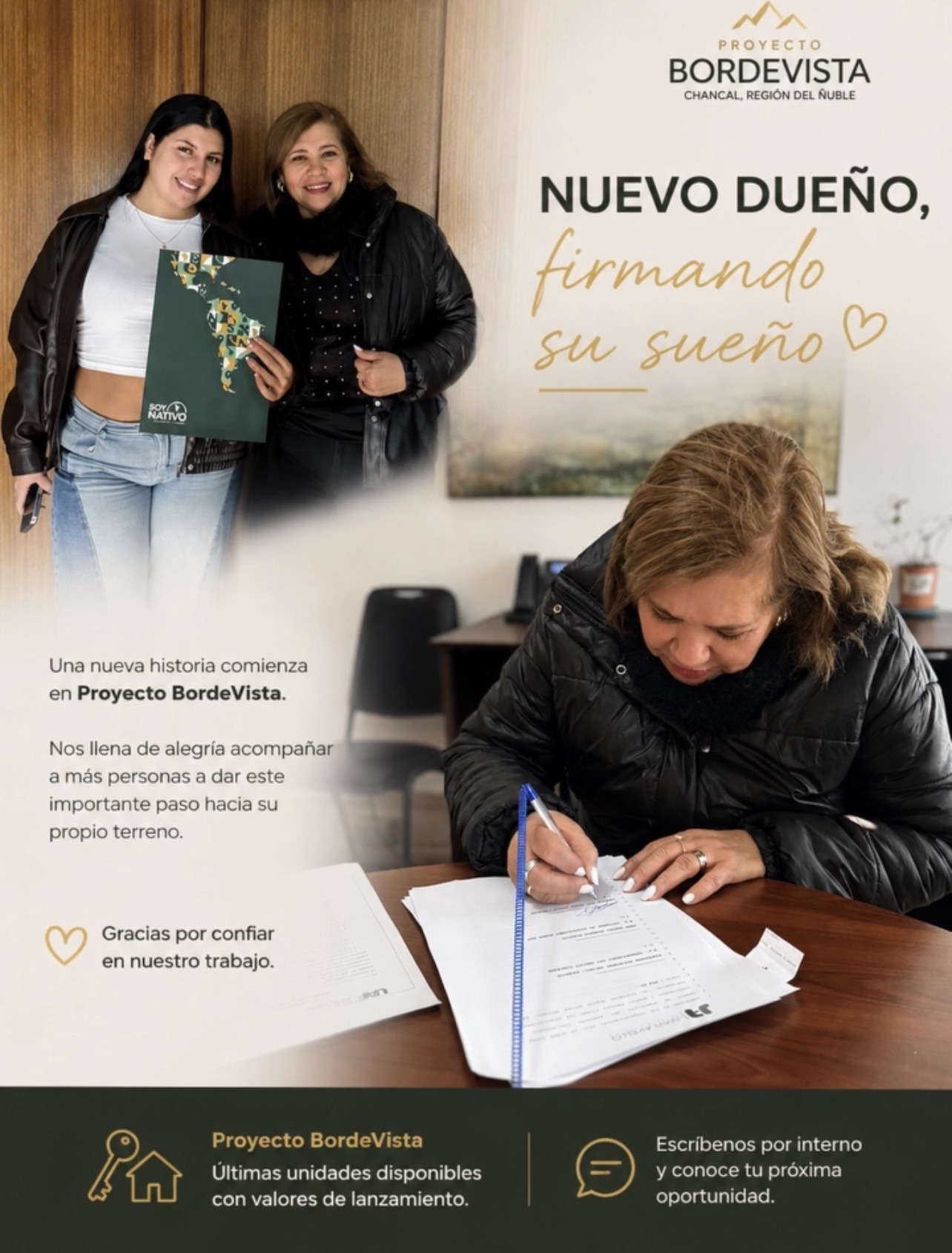 Historia de un nuevo dueño en Proyecto BordeVista