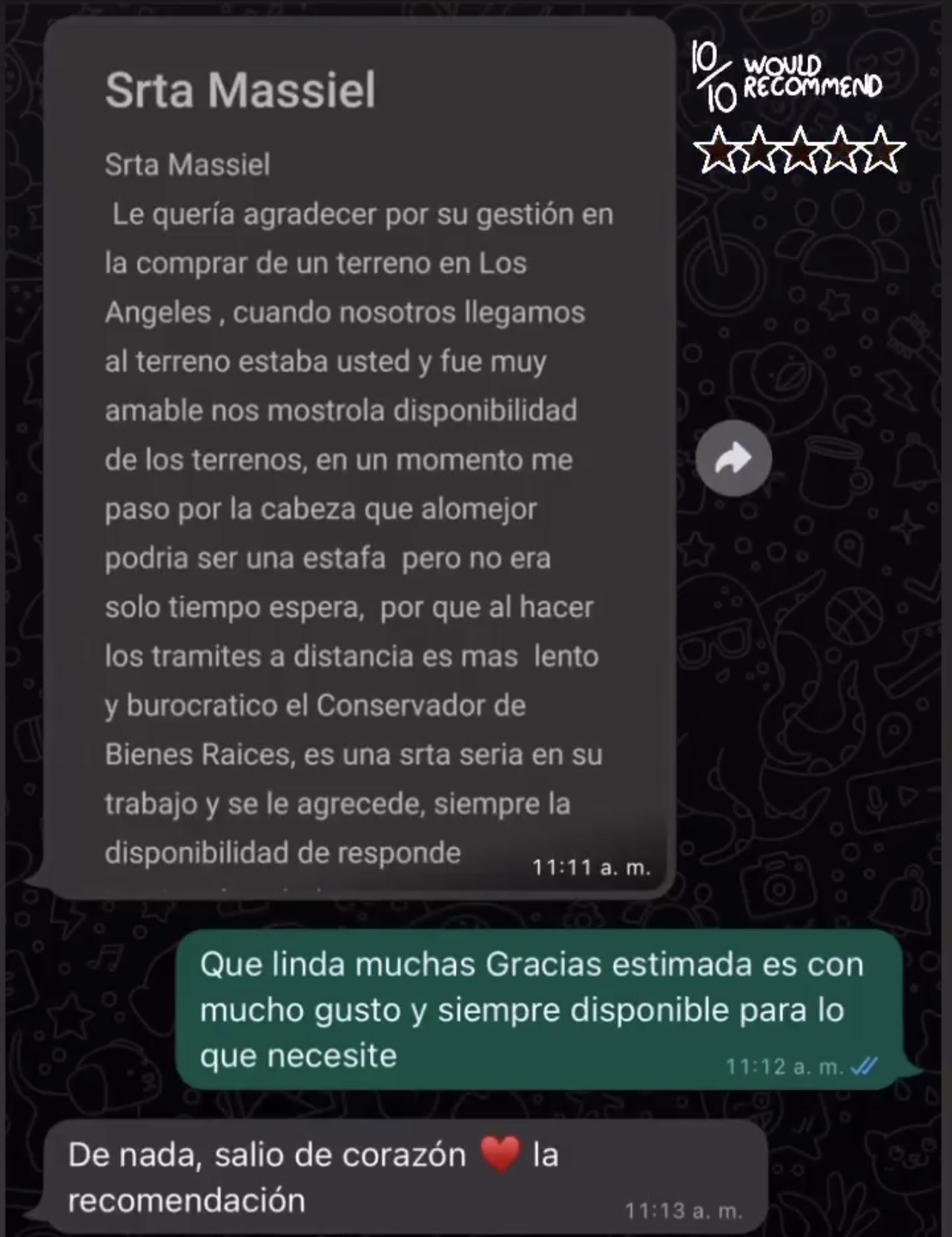 Testimonio de Nelson sobre el proceso de compra